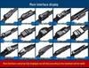 Mercedes CLA Wiper Blade for Models 2015-2019: Frameless with Rubber Strip