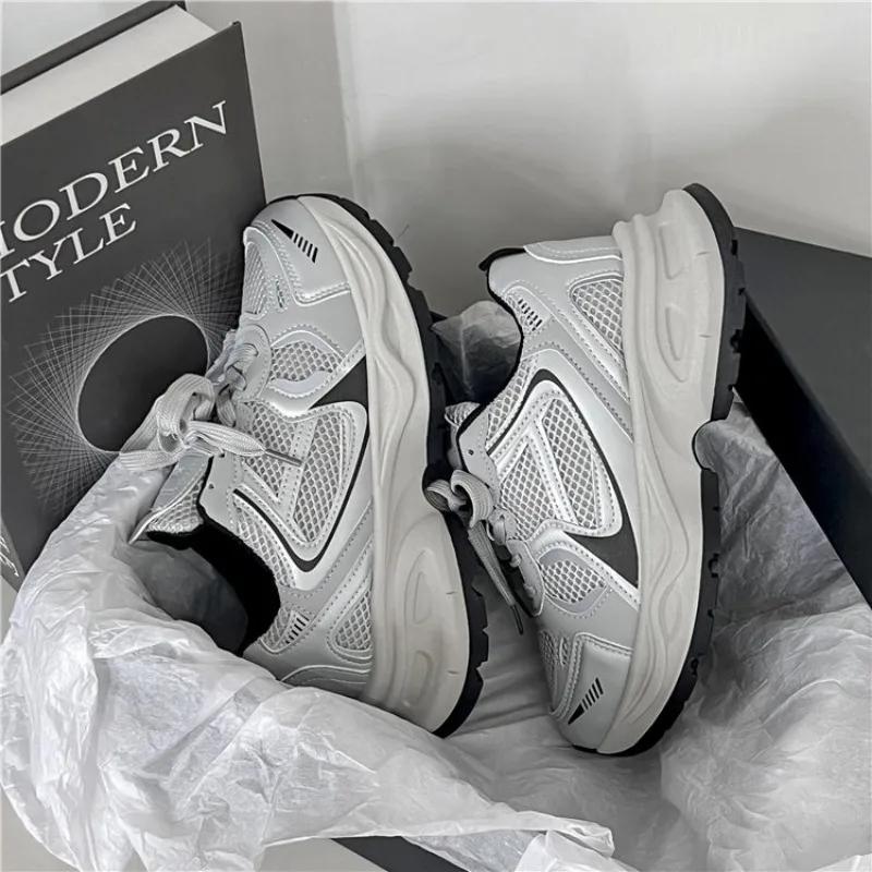 New Women's Shoes Fashion Women Sneakers Woman Vulcanize Shoes Korean Female Platform Thick Sole Casual Lady Shoes Female