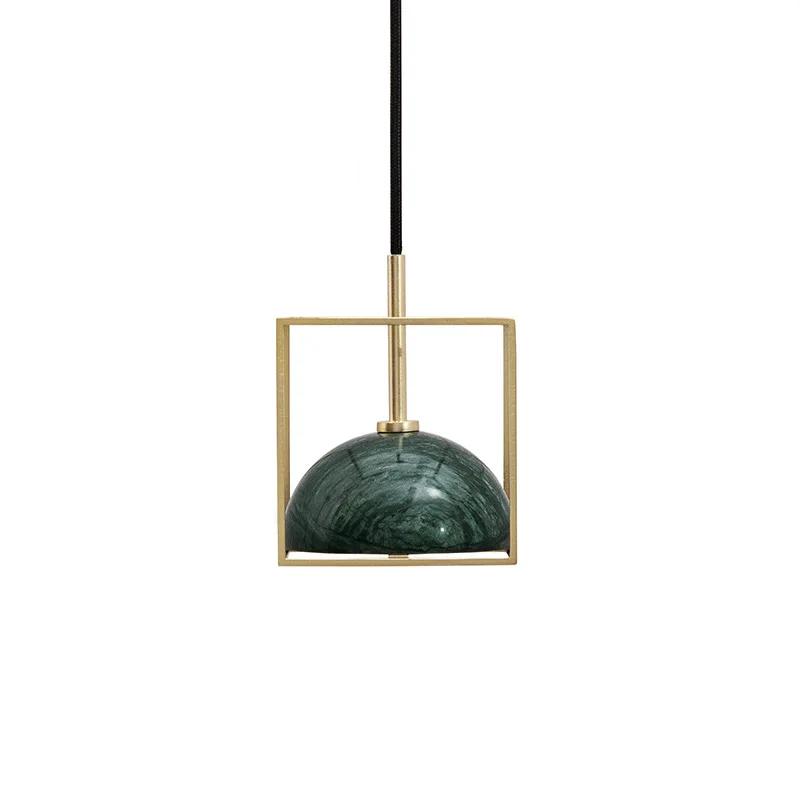 Nordic light luxury bedroom bedside small chandelier ins modern minimalist restaurant bar marble window chandelier lamp