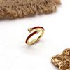 Zodiac Year Red String Nail Ring: Elegant and Unique High-End Design