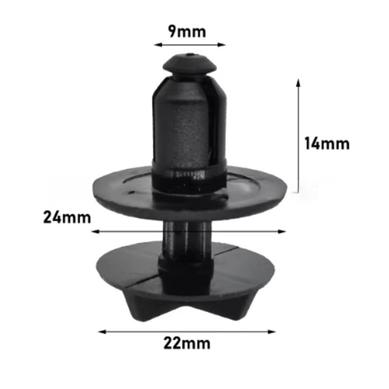 Land Rover Range Rover Nylon Rivet Clip Panel Cap for 9mm Battery Cover LR024316