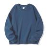 Autumn Round Neck Cotton Hoodie: Light, Comfortable Couple's Homewear with Long Sleeves & Custom Logo Option for Men.