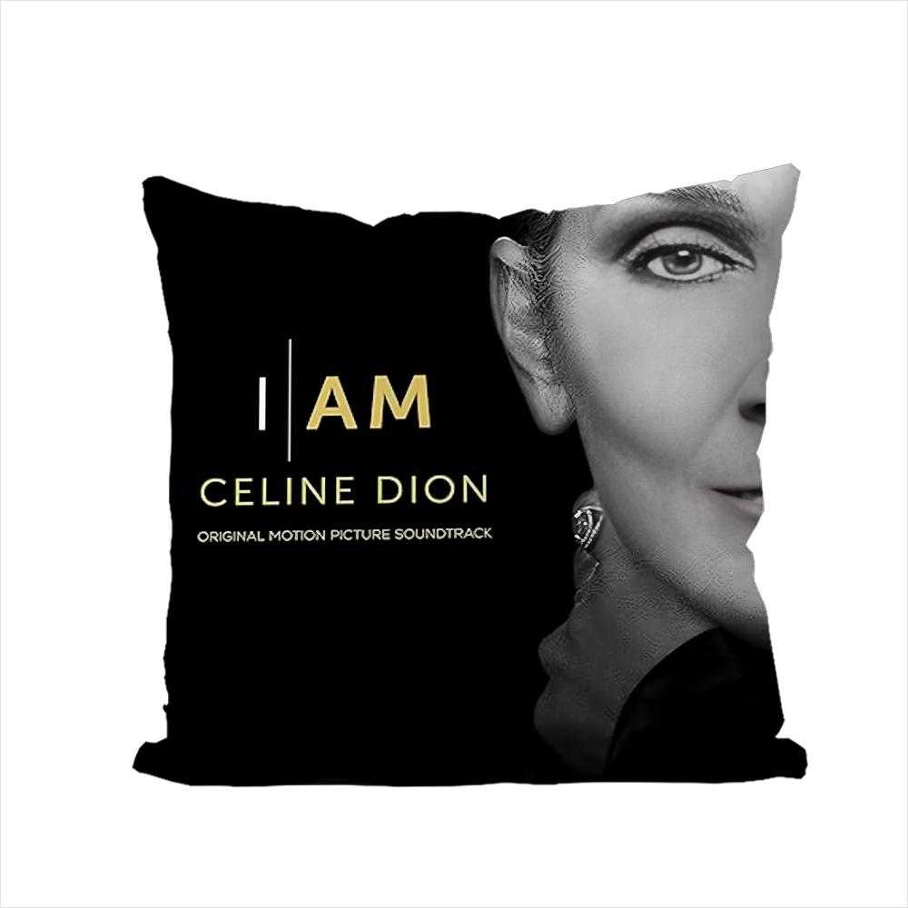 

Singer CCeline Dion Pillow Case For Car Sofa Decorative Home Doublesided Print Plush Square Throw Pillow Cushion Cover 30x30cm