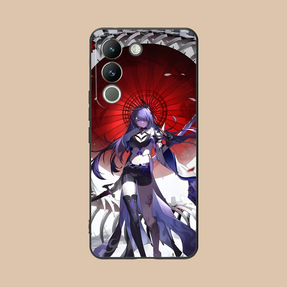 HSR Acheron Matte TPU Mobile Phone Case for VIVO V60 V50 V40 V30 V29 V27 V25 V23 Pro Lite 5G Colorful Printing Cover