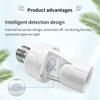 AC100-240V E27 Bulb Socket Converter with PIR Motion Sensor Ampoule LED E27 Lamp Base Intelligent Light Switch E27 Lamp Holder