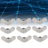 10Pcs M8 Wing Nut Butterfly Nuts 304 Stainless Steel Fastener Hardware Accessory