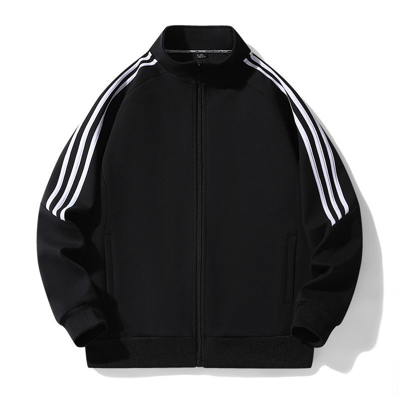 Men's Spring Autumn Casual Sports Striped Jacket Sweatshirts Long Sleeve Pullovers Coat For Men Streetwear Couple Clothes