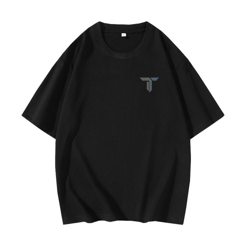 2025 Summer Trendy Short Sleeve T-shirt - Unisex Loose Fit Casual Sports Top