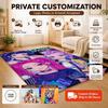 Kpop Demon Hunters Neon Stage Indoor Rug Nonslip Thick Carpet For Entryway Home Party Decor Valentine'S Day Gift
