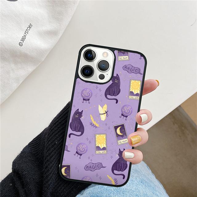 Girly Pastel Witch Goth Phone Case For iPhone 17 Air 15 16 Cover 11 13 14 Pro Max 12 Plus Max Fundas