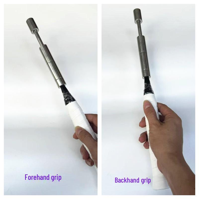 Badminton Racket Trainer: Enhance Finger & Arm Strength, Masterful Swing, Sound & Light Feedback, Whipping Force Practice