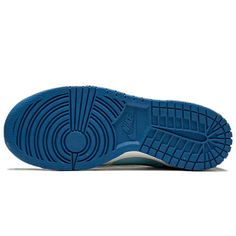 Nike Dunk Splash Low top Kids' Skateboarding Shoes Blue Yellow Teenagers 309601-471