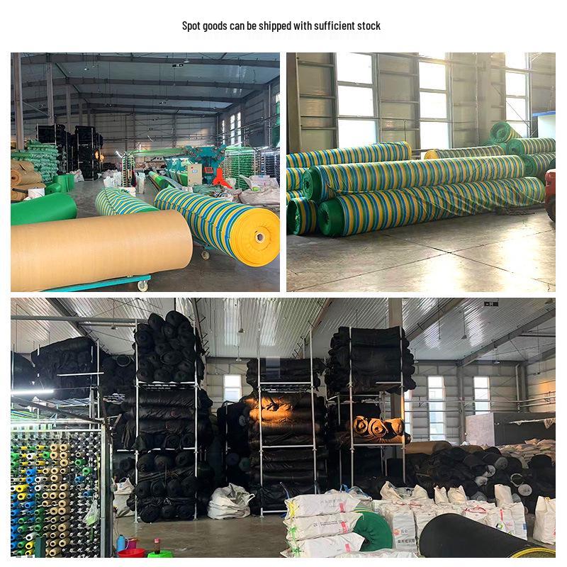 Rainbow Sunshade Net: Outdoor Balcony Rooftop Heat Insulating, Thickened & Encrypted with Edged and Punched Carport Sunscreen.