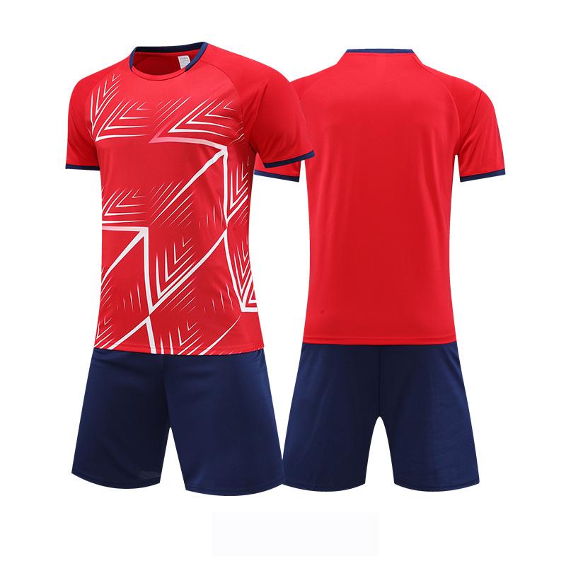 Football Jersey Kids Men Professional Quick-Drying T-Shirt for Sport Trainning Uniforms 100% Polyester Football Suits