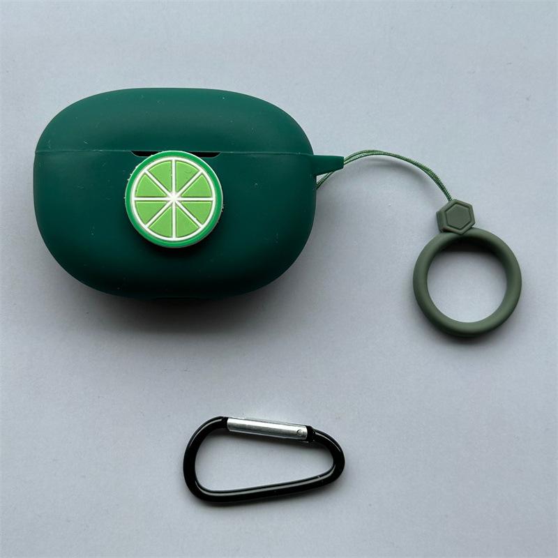 For OnePlus Nord Buds 1 Pro Bluetooth Headset Case Fruit Silicone Soft Case