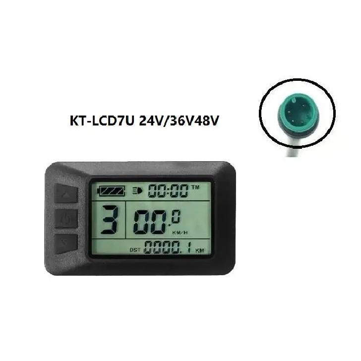 Ebike KT LCD LED Display Waterproof SM Plug 24V36V48V72V LCD3 LCD4 LCD5 LCD7 LCD8H LCD9 LED880 LED900S for Electric Bicycle Kit