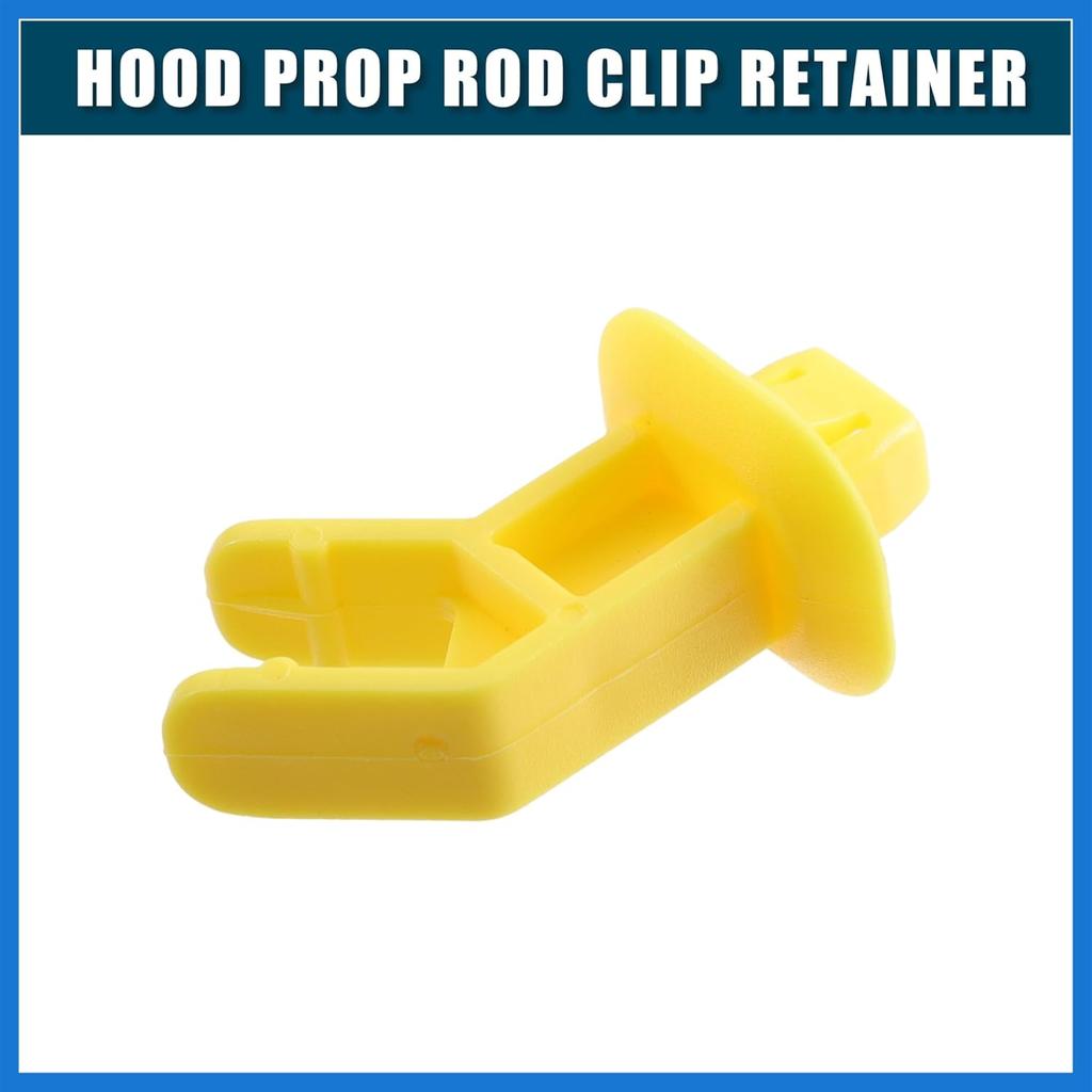 Hood Prop Rod Clip Retainer Fit for Ford Focus Escape - Pack of 1 Yellow Auto Accessories