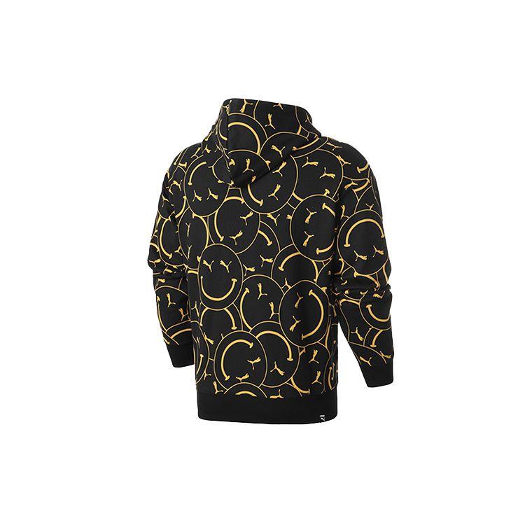 Puma Club AOP All-Over Smiley Print Hoodie Men Hoodie Black 530367-01 – buy  the best products in the Coolbe online store