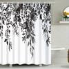 Spring Summer Floral Shower Curtain-Vibrant Flower Design, Machine Washable Suitable for Bathroom Decorative Shower Curtain
