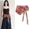 Ethnic Style Triangular Scarf Multicolor Waist Seal Fashion Waist Decoration  Accessories