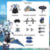 Eula Cosplay Genshin Cosplay Costume Lawrence Euruaroorensu Cosplay Wig Shoes For Women Game Party Role Play Outfit