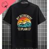 Never Underestimate An Old Guy On A Bicycle Funny Cycling Tshirt Slogan Graphic Design Tee Casual Shortsleev Cotton Tshirt
