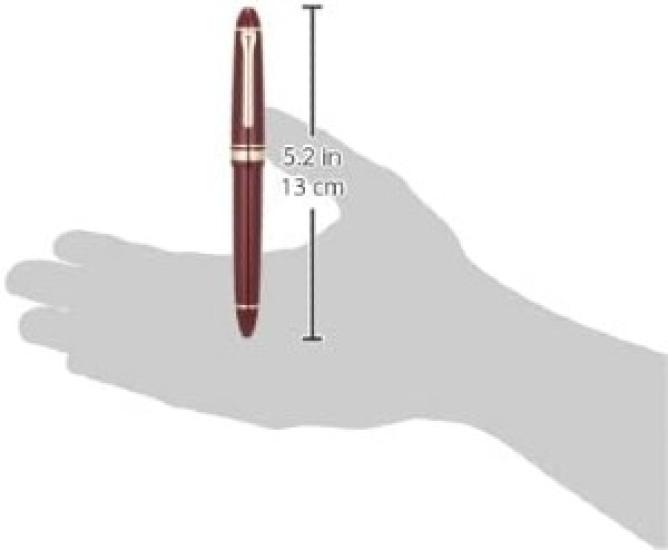 Sailor Profit Casual Fountain Pen Gold Trim Red Fine Nib 11-0570-230 with Converter