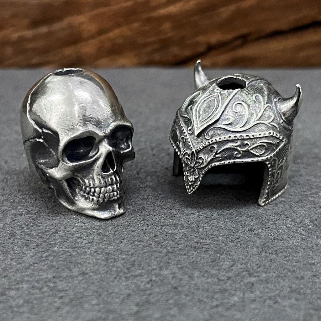 Detachable Skull Beads: Decorative Spacer for Bracelets & Necklaces - Tibetan Retro Accessories
