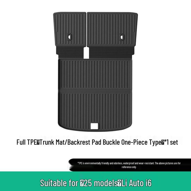 Compatible TPE Car and Trunk Floor Mats for 25 Ideal i6 Models - All-Weather Protection