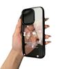 Hello Kitty Heart Black Frame for 17Pro Max/16/15Pro/14/13Pro Acrylic Cartoon Case