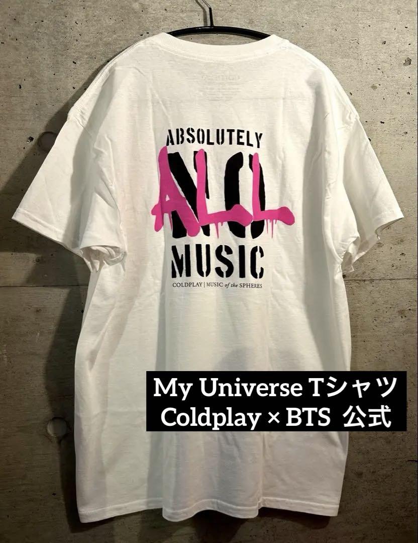 

[USED] My Universe T-shirt Coldplay x BTS Official L JIN