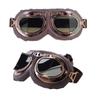 Vintage Style Riding Goggles With Pc Frame And Colored Lens For Motorcycle Enthusiasts
