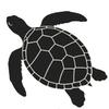 yangyizhi Car Sticker, Waterproof PVC Self-adhesive No Trace Auto Decal, Realistic Sea Turtle Pattern Sticker for Fuel Tank Caps Windows Luggage
