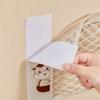 Durable Wall-Mounted Mesh Bag Dispenser With Cute Cartoon Design - Foldable Breathable Polyester Garbage Bag Holder