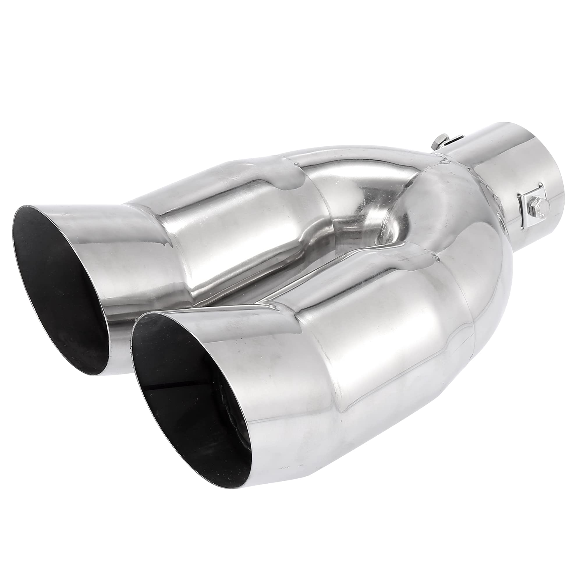 uxcell Muffler Cutter for Dual Exhaust Custom Exterior Stainless Steel Fits Pipe Diameters Cars, Mufflers, Parts, Parts, Tip, 38-53mm