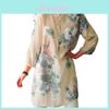 Vintage Dames Casual Losse Jurk Met Bloemenprint Met Tijdloze Charme Voor Alle Gelegenheden
