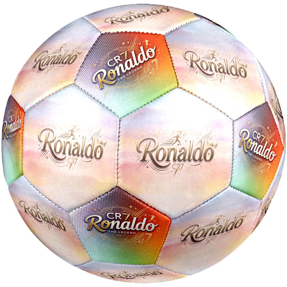 Ronaldo Cr7 Leggenda del Calcio Taglia 5 Pallone da Calcio Cucito a Macchina Universale per Interni/Esterni regalo perfetto per gli appassionati di sport