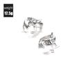 Ins 2x Adjustable Knuckles Rings for Creative Shark Rings Dance Party Jewelry De