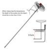 Waterproof Digital Quick-reader, Barbecue, Meat, Backlight for Kitchen, Candy Oven, Grill, Deep Steam Cooking