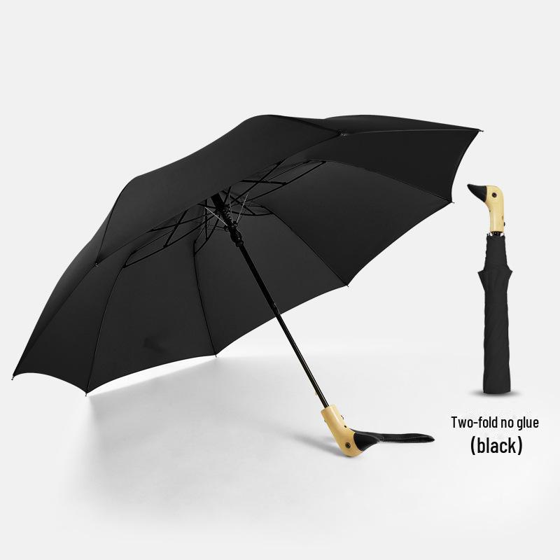 

Мультяшный зонт «Утка»: Полуавтоматический, многоцветный, черный пластик, деревянная ручка, симпатичный дизайн в виде желтой утки 21-inch 8K Automatic Two-fold Duck Umbrella