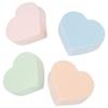 4Pcs Makeup Sponge Soft Heart Shape Wet Dry Use Powder Blush Foundation Blender Sponge