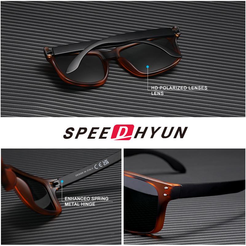 Óculos de Sol Polarizados Clássicos SPEEDHYUN Revestimento Antirreflexo para Dirigir e Pescar