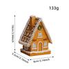 Christmas Resin Small Houses Micro-landscape With LED Luminous Houses Christmas House Desktop Ornaments Christmas Decorations
