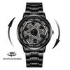 New High-value Men's Watch, Men's Watch with Three-dimensional Hollow Design, Waterproof Quartz Watch