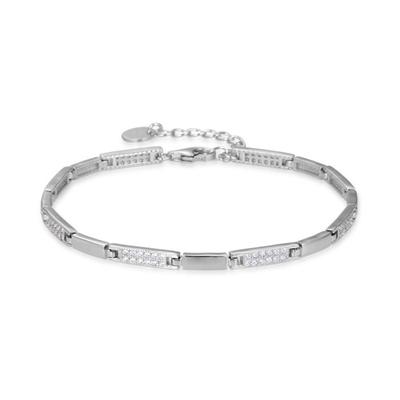 Armbånd - LUXENTER - Kinusi - Sterling sølv 925 - Zirkon - Én størrelse