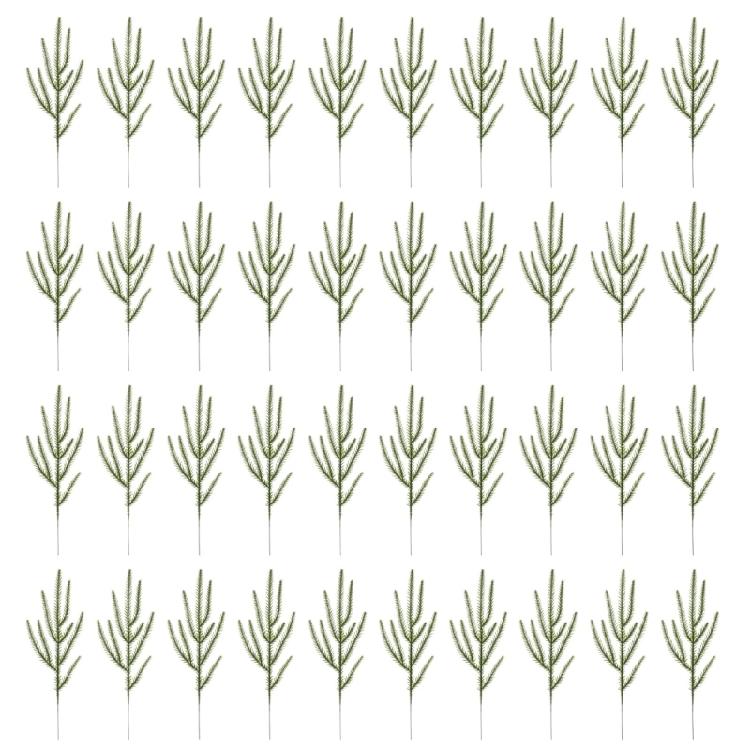 40 Count Pine Twigs Natural Looking Holiday Greeneries Portable Design Efficient Christmas Craft Supplies