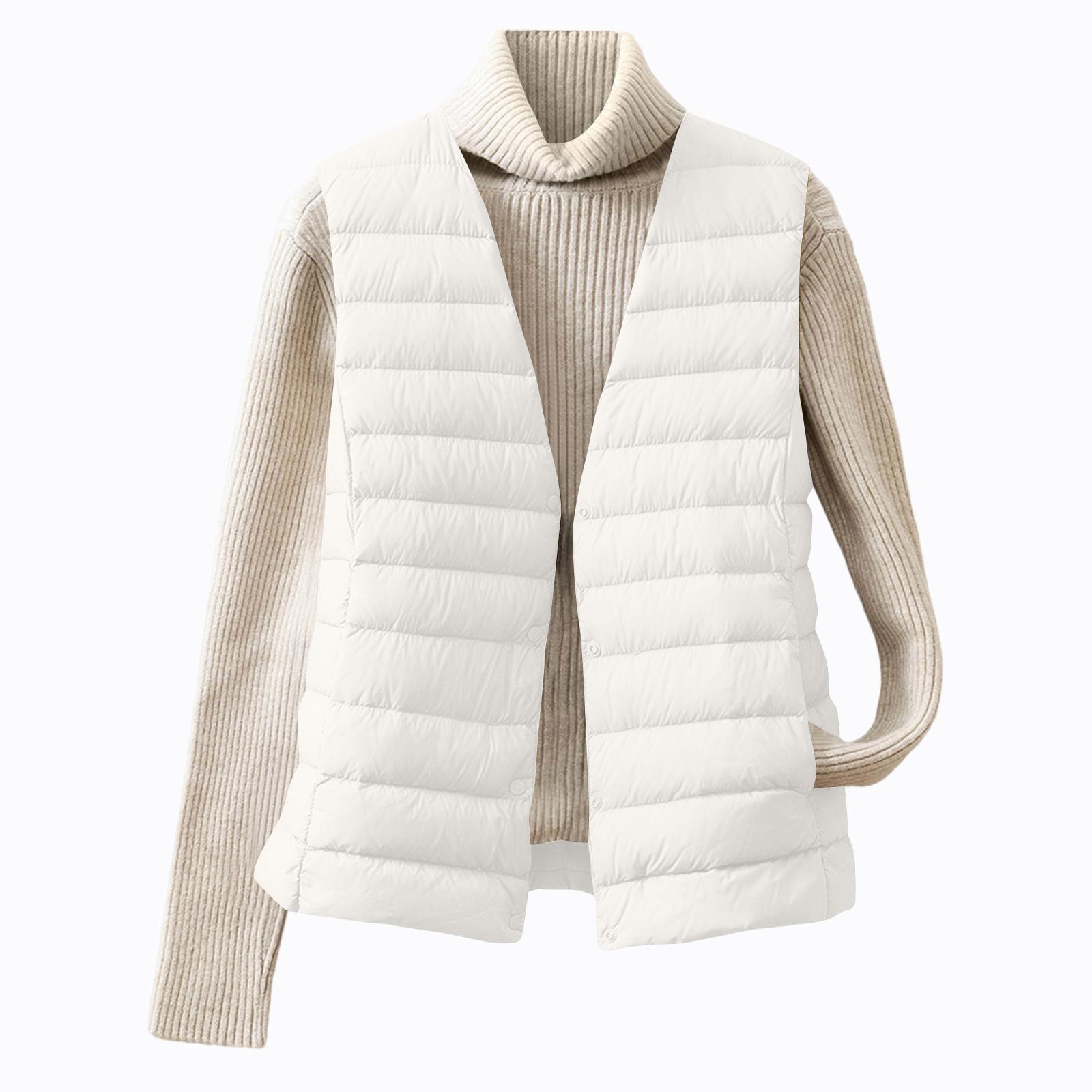 

Женская модная легкая куртка с воротником-стойкой, многоцветное пальто на молнии и пуговицах XXL белый