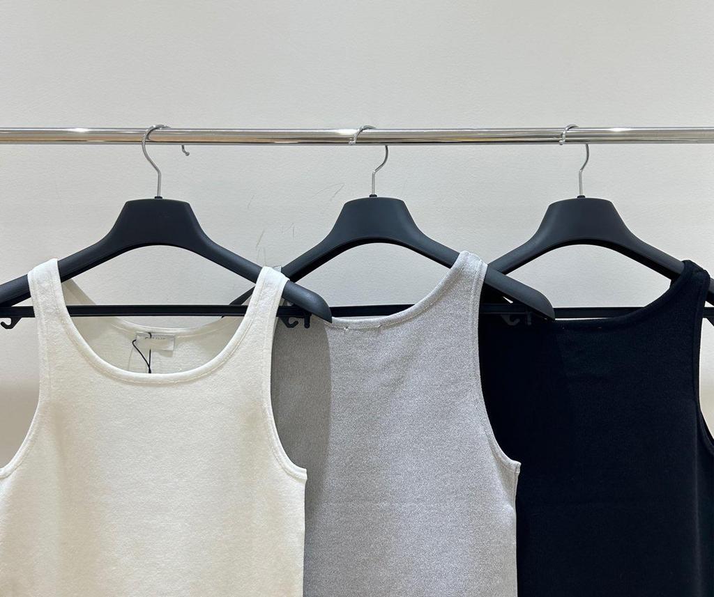 Nowy Wiosenno-Letni Damski Top Dzianinowy na Ramiączkach Wysokiej Klasy