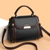 Parisian Inspired Leather Shoulder Bag Vintage Women's Tote for Casual Commute