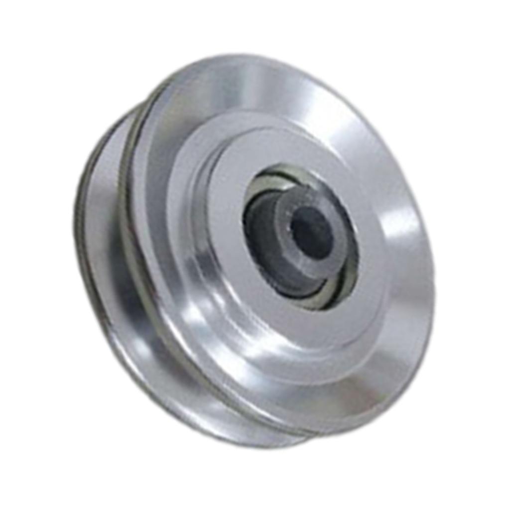Aluminum Pulley Wheel Replacement Universal Bearing Pulley Wheel for Gym Equipment Cable Machine Accessory Enduring